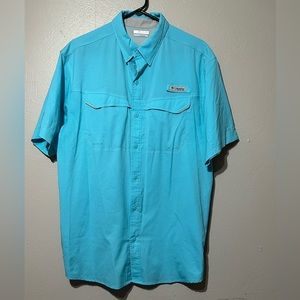Men’s Short Sleeved Columbia PFG Button Down Shirt